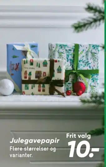 Bilka Julegavepapir tilbud