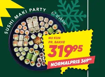 Bilka Sushi makiparty tilbud