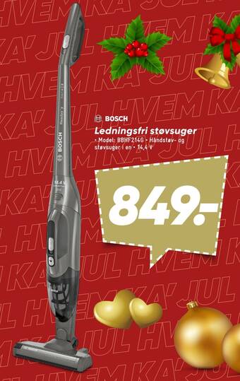 Bilka Ledningsfri støvsuger tilbud