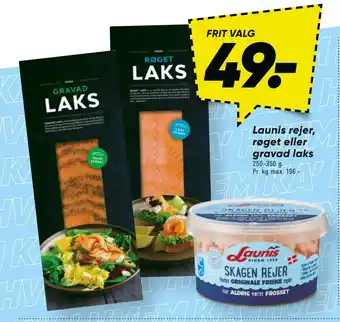 Bilka Launis rejer, røget eller gravad laks tilbud