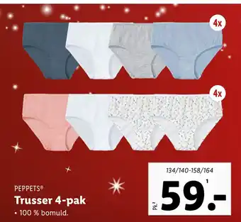 Lidl Trusser 4-pak tilbud