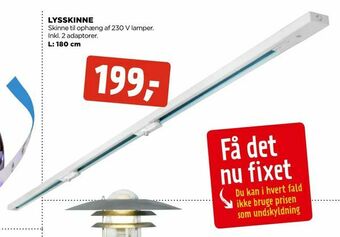 jem & fix Lysskinne tilbud