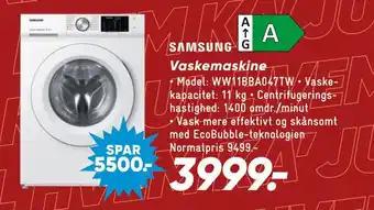Bilka Vaskemaskine tilbud