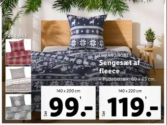 Lidl Sengesæt af fleece tilbud