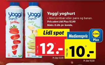 Lidl Yoggi yoghurt tilbud