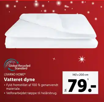 Lidl Vatteret dyne tilbud