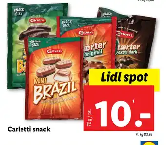 Lidl Carletti snack tilbud
