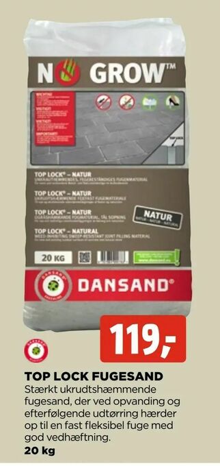 jem & fix Top lock fugesand tilbud