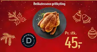 Føtex Delikatessens grillkylling tilbud