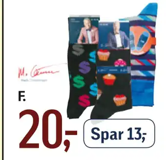 Føtex Mads christensen strømper tilbud