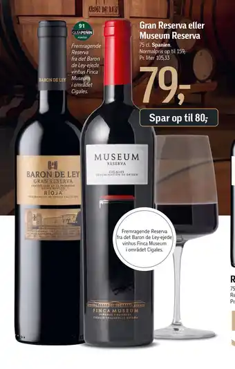 Føtex Gran reserva eller museum reserva tilbud