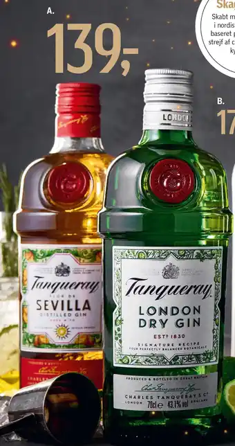 Føtex Tanqueray flavoured eller london dry tilbud
