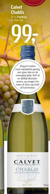 Føtex Calvet chablis tilbud