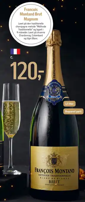 Føtex Francois montand brut magnum tilbud