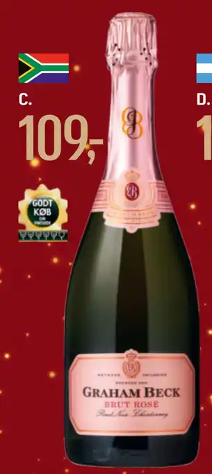 Føtex Graham beck brut eller rosé tilbud