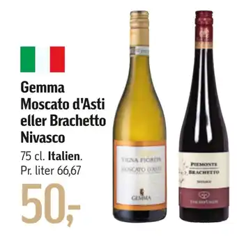 Føtex Gemma moscato d'asti eller brachetto nivasco tilbud