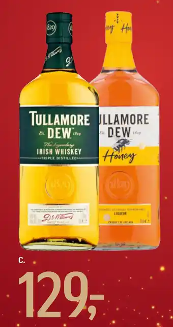 Føtex Tullamore dew whiskey eller honey tilbud