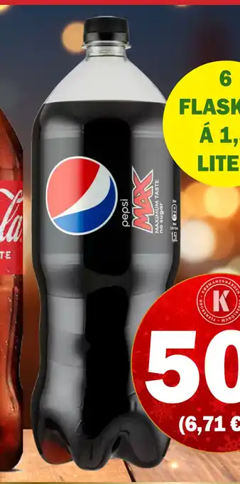 Købmandsgården Pepsi max tilbud