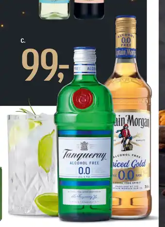 Føtex Tanqueray 0% eller captain morgan 0% tilbud