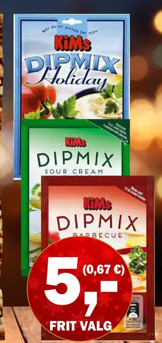 Købmandsgården Kims dipmix tilbud