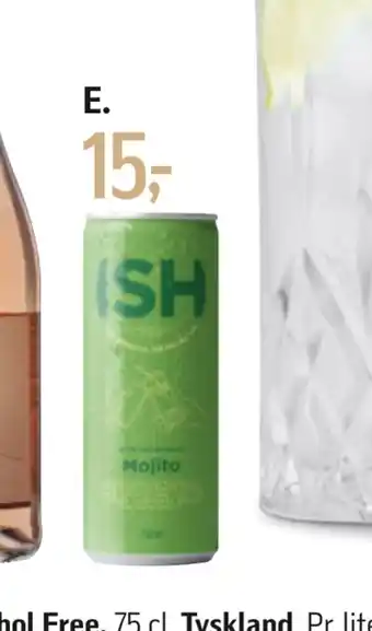 Føtex Ish non alcoholic cocktail tilbud