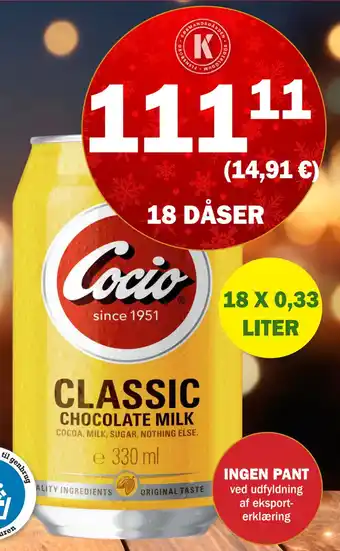 Købmandsgården Cocio classic dåser tilbud
