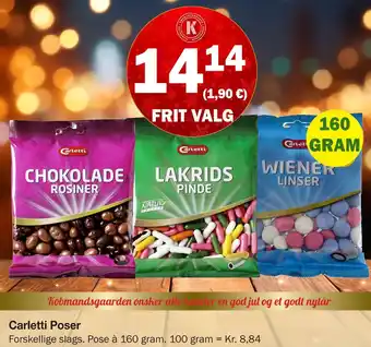Købmandsgården Carletti poser tilbud