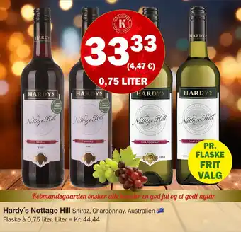 Købmandsgården Hardy´s nottage hill tilbud