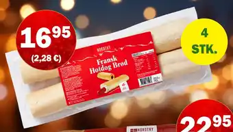 Købmandsgården Nordthy fransk hotdog brød tilbud