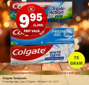 Købmandsgården Colgate tandpaste tilbud