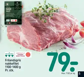 REMA 1000 Frilandsgris nakkefilet tilbud