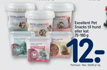 REMA 1000 Excellent pet snacks til hund eller kat tilbud