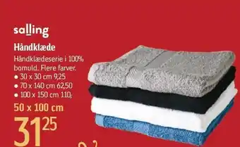 Føtex Salling håndklæde tilbud