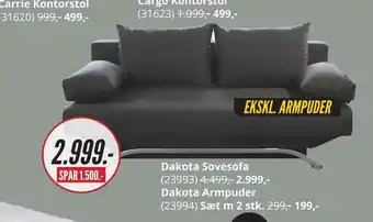My Home Dakota sovesofa tilbud