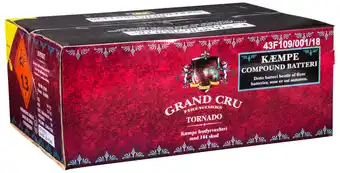 Crand cru tornado batteri 144 skud