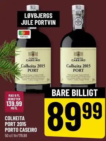 Løvbjerg COLHEITA PORT 2015 PORTO CASEIRO tilbud