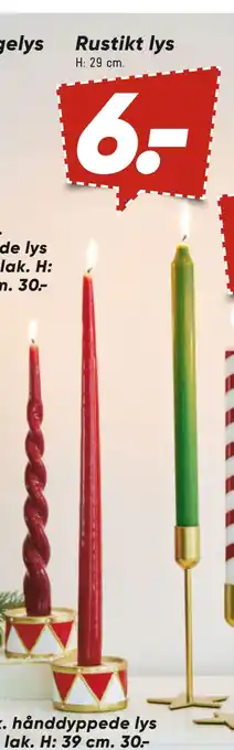 Bilka Rustikt lys tilbud