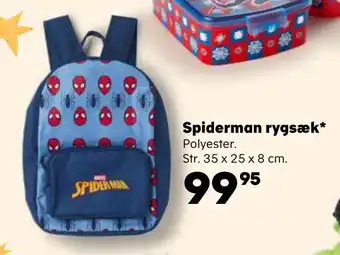 Kvickly Spiderman rygsæk tilbud