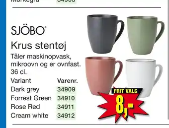 Harald Nyborg Krus stentøj tilbud