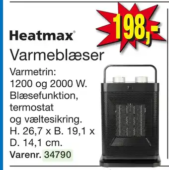 Harald Nyborg Varmeblæser tilbud