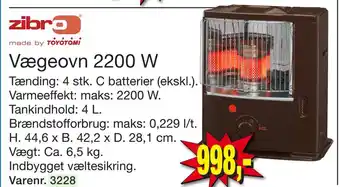 Harald Nyborg Vægeovn 2200 w tilbud