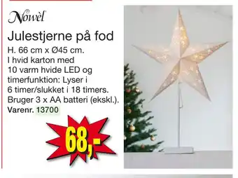 Harald Nyborg Julestjerne på fod tilbud