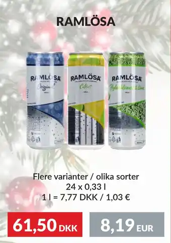 Nielsen's Discount Ramlösa tilbud