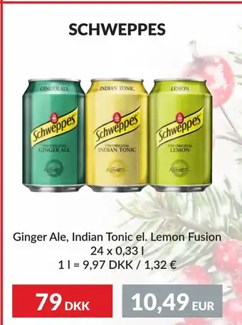 Nielsen's Discount Schweppes tilbud