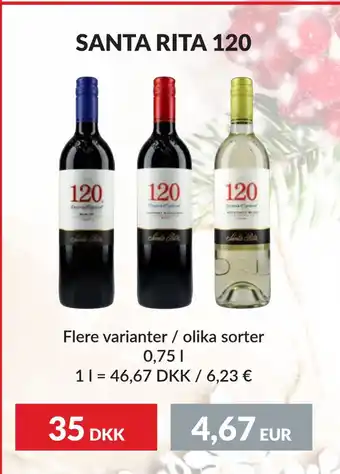 Nielsen's Discount Santa rita 120 tilbud