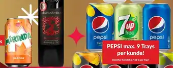 Nielsen's Discount Pepsi, 7up el. mirinda tilbud