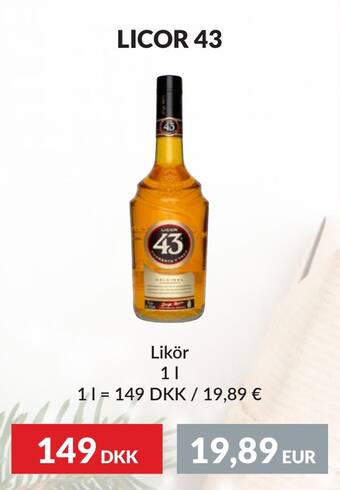 Nielsen's Discount Licor 43 tilbud