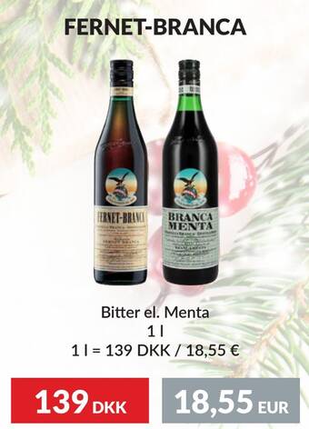Nielsen's Discount Fernet-branca tilbud