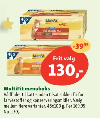 Maxi Zoo Multifit menuboks tilbud