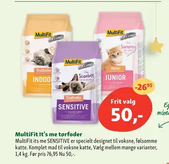 Maxi Zoo Multifit it's me tørfoder tilbud